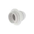 Portalámpara E27 colgante + rosca y tuerca, blanco - M31320A