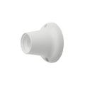 Portalámparas E27 d/pared receptáculo recto blanco - M31324