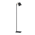 Portátil acero negro y madera E27 H:1595mm LACEY - EG0583