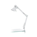 Portátil de mesa c/ morsa acero blanco 1XE27 FIRMO - EG0568