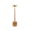 Portátil de mesa LED inalámbrica USB dorado - IX9448