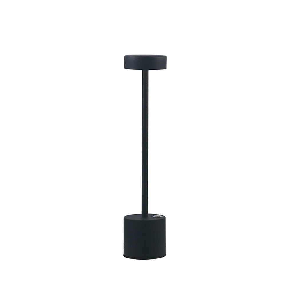Portátil de mesa LED inalámbrica USB negra - IX9446
