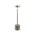 Portátil de mesa LED inalámbrica USB plateado - IX9449