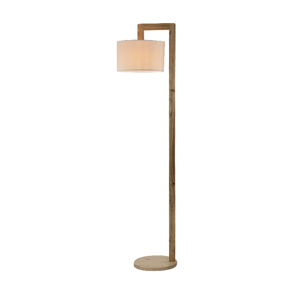 Portátil de pie en madera y pantalla tela blanca - IX9400