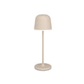 Portátil LED inalámbrica beige p/exterior cálida - EG0494