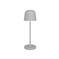 Portátil LED inalámbrica gris p/exterior cálida - EG0492