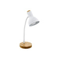 Portátil mesa blanca 1XE27 c/base d/madera VERADAL - EG4106