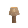 Portátil mesa madera pantalla de cuerda Ø350mm E27 - IX9470