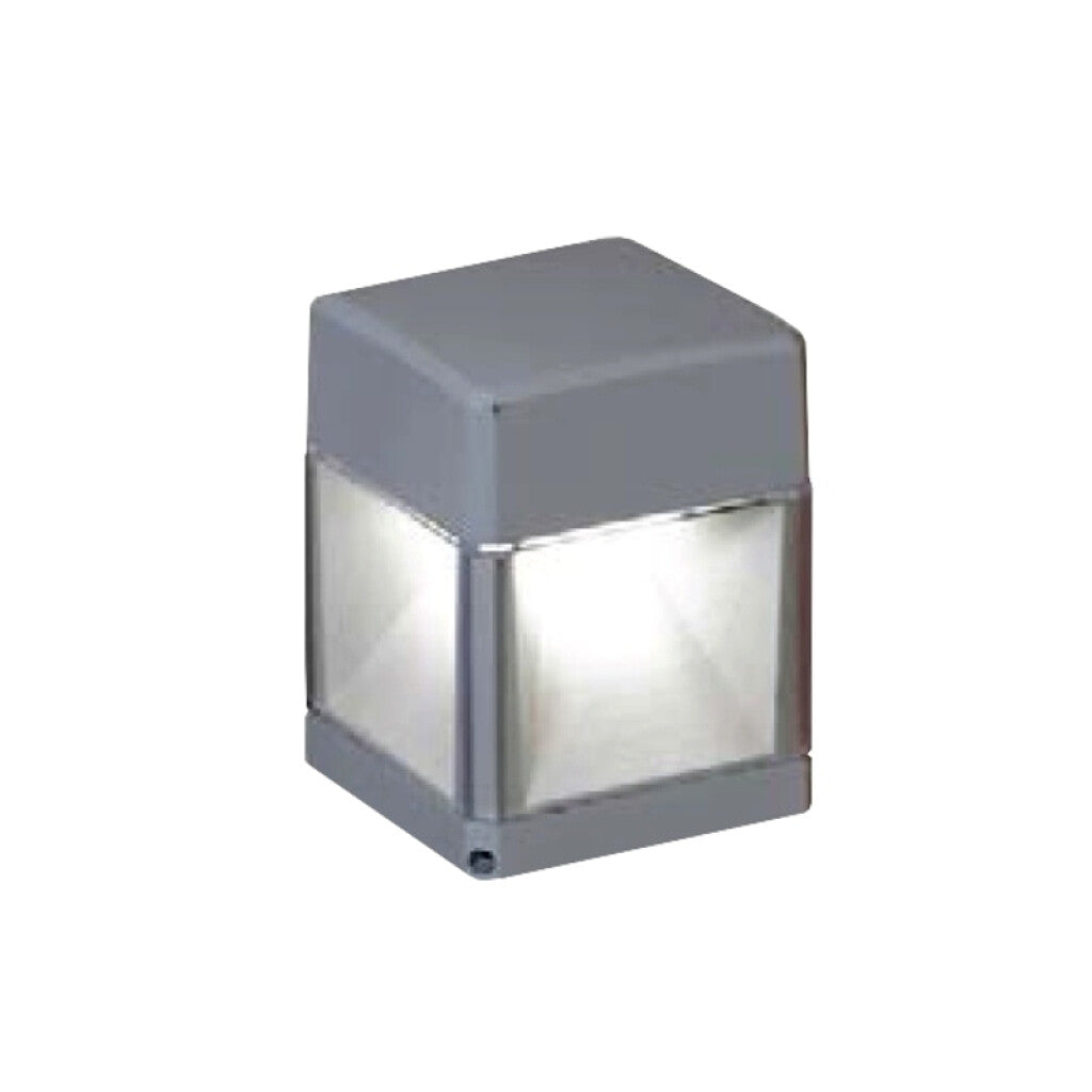 Poste LED gris c/ pincho IP55 GX53 inc 165mm ELISA - FL0602