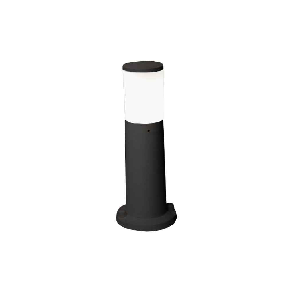 Poste LED negro IP55 E27 cálida inc. 400mm AMELIA - FL0634