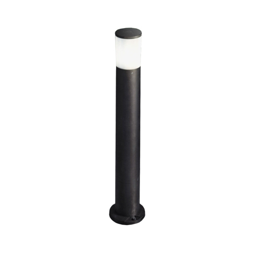 Poste LED negro IP55 E27 cálida inc. 800mm AMELIA - FL0630