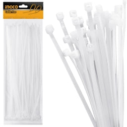 COLLARIN PRECINTO BLANCO 40 CM X 7.2 INGCO HCT4001 100X PACK