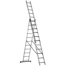 ESCALERA COLIZA 3 TRAMOS EXTENSIBLE 3X9 ESC INGCO HLAD03391