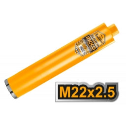 MECHA COPA DIAMANTADA SACATESTIGOS HORMIGON Ø 122MM X 450MM TALADRO VERTICAL INGCO DCB581228