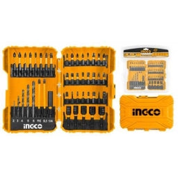 SET 45PCS MECHAS PUNTAS ADAPTADOR INGCO AKDL24502