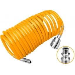 MANGUERA ESPIRAL 15 MTS CON ACOPLES Ø6 Y 8