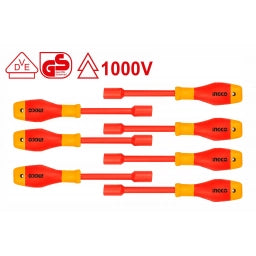 SET AISLADO 7 DESTORNILLADOR PUNTA DADO INGCO HKISD0701