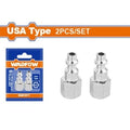 SET X 2 ACOPLES 1/4" USA TYPE WADFOW