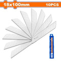 SET X 10 HOJAS REPUESTO TRINCHETA 18X 100MM WADFOW WMK1K18
