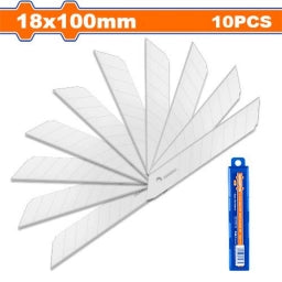 SET X 10 HOJAS REPUESTO TRINCHETA 18X 100MM WADFOW WMK1K18