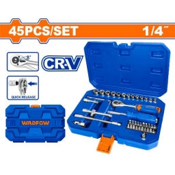SET 45 PCS DADOS Y CRIQUE 1/4 WADFOW WST4D45