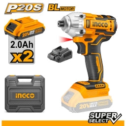 ATORNILLADOR DE IMPACTO 1/4 A BATERIA 20 VOLT P20S INGCO CIRLI2017