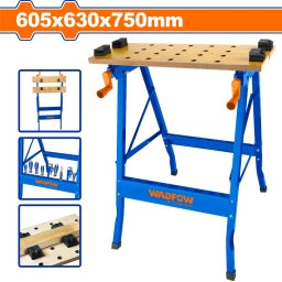 MESA DE TRABAJO PLEGABLE 60.5X63X75CM 100KG WADFOW WWE1525
