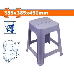 BANCO PLASTICO 385X385X450MM WADFOW WPZ1345