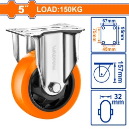 RUEDA FIJA 5" WADFOW WJL2351