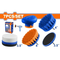 SET X 7 CEPILLOS PARA TALADRO WADFOW WND5402