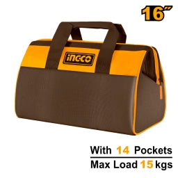 BOLSO 16" CON 14 BOLSILLOS INGCO HTBG281628
