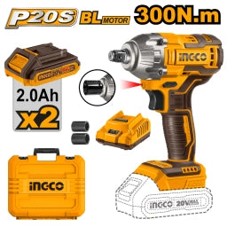 LLAVE DE IMPACTO 1/2" A BATERIA P20S INGCO CIWLI2038