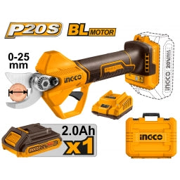 TIJERA DE PODA A BATERIA 20V P20S INGCO CSSLI202581