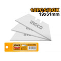 HOJA REPUESTO X10 TRINCHETA 61X19mm INGCO HUKB61001