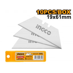 HOJA REPUESTO X10 TRINCHETA 61X19mm INGCO HUKB61001