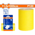 ROLLO LIJA GRANO 120 11.5 X 1MT AMARILLA WADFOW WSM12012