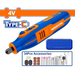MINI TORNO 4V TIPO C C ACCESORIOS WADFOW WRYP1504