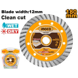 DISCO TUBO 7" X 22,2MM X 12MM INGCO DMD031801