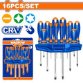 SET X 16 DESTORNILLADORES PALETA/PHILLIPS WADFOW WSS1416