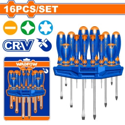 SET X 16 DESTORNILLADORES PALETA/PHILLIPS WADFOW WSS1416