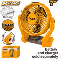 VENTILADOR A BATERIA 7" 20V P20S SIN BAT SIN CARG INGCO CFALI2007