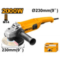 AMOLADORA ANGULAR 9" 2000W INGCO AG200028