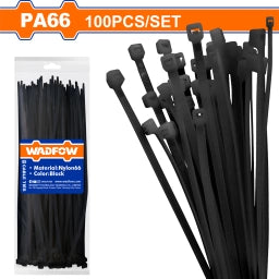 BOLSA X 100 COLLARINES 150MM X 2.5MM NEGRO WADFOW WTEB515025
