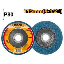 DISCO CIRCONIO FLAP 115MM P80 FDZ1153 INGCO