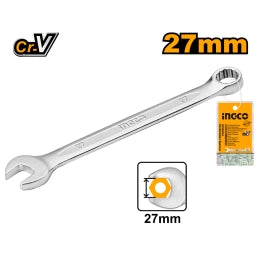 LLAVE COMBINADA BOCA Y ESTRIADA CR-V 27 MM INGCO HCSPA271