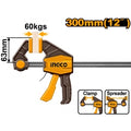 PRENSA RAPIDA AUTO AJUSTABLE 12" 60KG INGCO HQBC01602