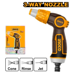 RIEGO PUNTERO HWSG6031 MANGUERA AJUSTABLE DOBLE COLOR INGCO