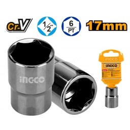 DADO 17MM ENCASTRE 1/2 INGCO HHAST12171