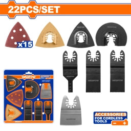 SET 22 ACCESORIOS PARA SIERRA MULTIFUNCION WADFOW WMA9417