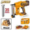 CLAVADORA A BATERÍA P20S 20V 35MM C/ACCESORIOS INGCO CBNLI2005